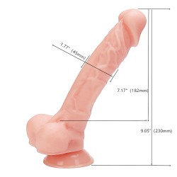 Summer 23 Cm Vantuzlu Realistik Dildo Penis