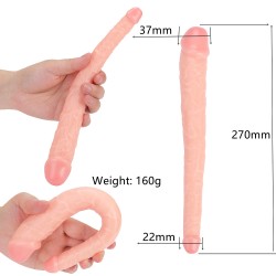 Kalle 27 Cm Çift Taraflı Realistik Dildo Penis