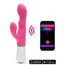 Lovense Nora Çiftler için Bluetooth ve Telefon Kontrollü Rabbit Vibratör