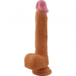 360 Derece 23.9 cm Rotasyonlu Silikon Vibratör Penis