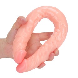 36 cm Realistik Çift Taraflı Dildo Penis