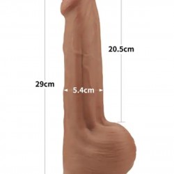 Sliding Skin Dual Layer Çift Katmanlı Dildo 29 cm Melez