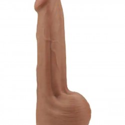 Sliding Skin Dual Layer Çift Katmanlı Dildo 29 cm Melez