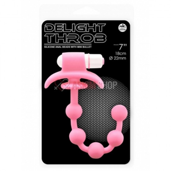 Delight Throb 18 cm.Anal Beads Anal Vibratör