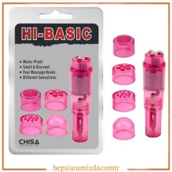 Hi Basic 5 Başlıklı Mini Seyahat Vibratörü