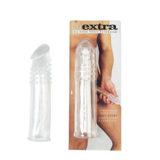 Little Extra 7 Cm Uzatmalı Silikon Penis Kılıfı