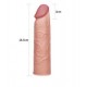 Pleasure Extender 17 Cm Uzunluğunda 3 CM Dolgulu Realistik Penis Kılıf