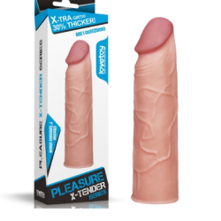 Pleasure Extender 17 Cm Uzunluğunda 3 CM Dolgulu Realistik Penis Kılıf