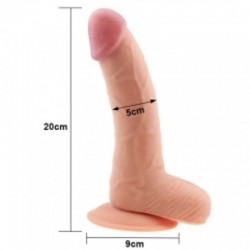 LoveToy The Ultra Soft Dude Realistik Dildo 20 cm