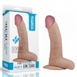 LoveToy The Ultra Soft Dude Realistik Dildo 20 cm