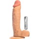 24 cm Belden Bağlamalı Titreşimli Realistik Dildo Penis Set