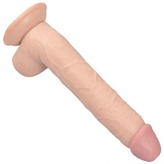 26 cm Vantuzlu Realistik Penis Anal Vajinal Dildo