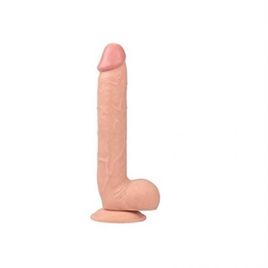 26 cm Belden Bağlamalı Vantuzlu Realistik Penis Anal Vajinal Dildo