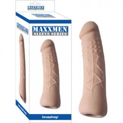 Maxxmen Sleeve 5 Cm dolgulu Ten Rengi Penis Kılıfı