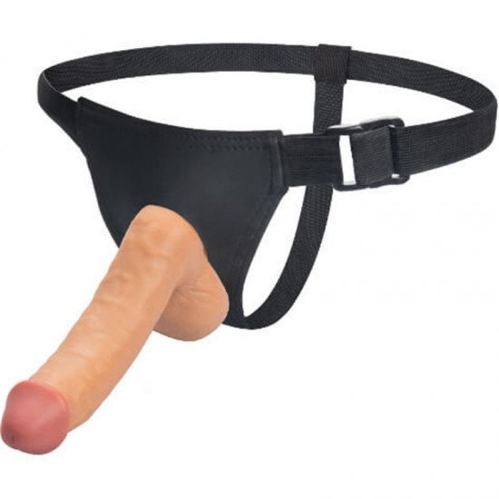 23 cm Belden Bağlamalı Realistik Strap-on Penis