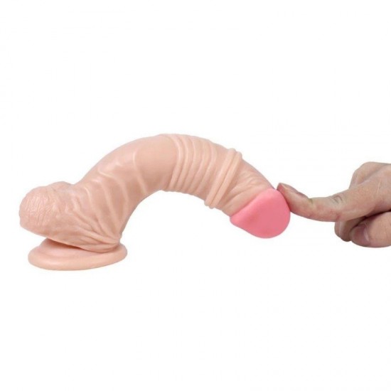 19 cm Gerçekçi Titreşimli Dildo Vibratör Penis - Thunder