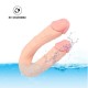 38,5 cm Realistik Çatal Dildo Anal Vajinal Penis - Blake