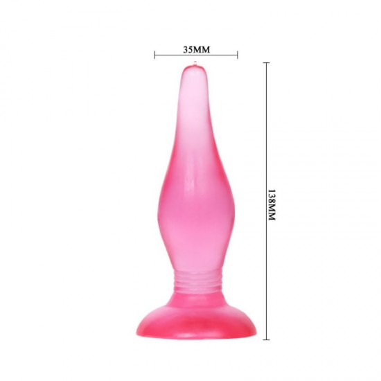 14,5 cm Vantuzlu Jel Anal Alıştırıcı Plug