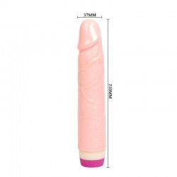 Pleasure 21 cm Titreşimli Realistik Vibratör Gerçekci Penis Dildo