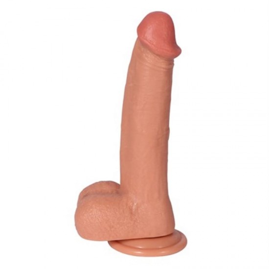 23 cm Belden Bağlamalı Realistik Dildo Penis Set