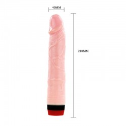 22 cm Titreşimli Realistik Vibratör Penis - Perfect Pleasures