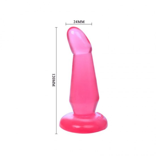 12 cm Vantuzlu Jel Anal Plug