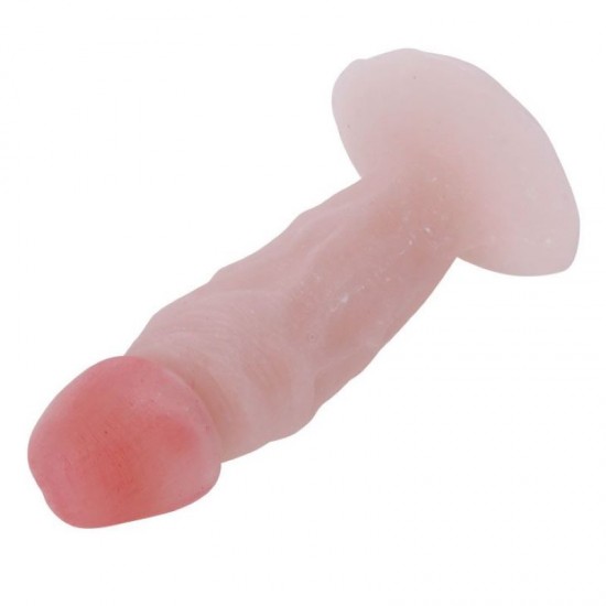 11 cm Vantuzlu Damarlı Penis Anal Plug