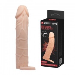 Pretty Love 6 Cm Dolgulu 18cm Penis Kılıfı