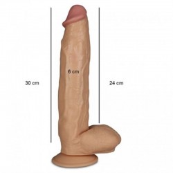30 cm Belden Bağlamalı Yeni Nesil Realistik Penis Kemer Kayganlaştırıcı Hediyeli   