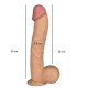 33 cm Belden Bağlamalı Realistik Penis + Kemer + Kayganlaştırıcı Hediyeli