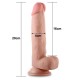 LoveToy Sliding Çift Katmanlı Realistik Dildo 20 cm.