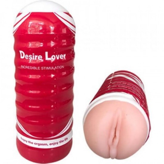 Desire Lover 17 cm Gerçekçi Doku Realistik Suni Vajina Mastürbatör