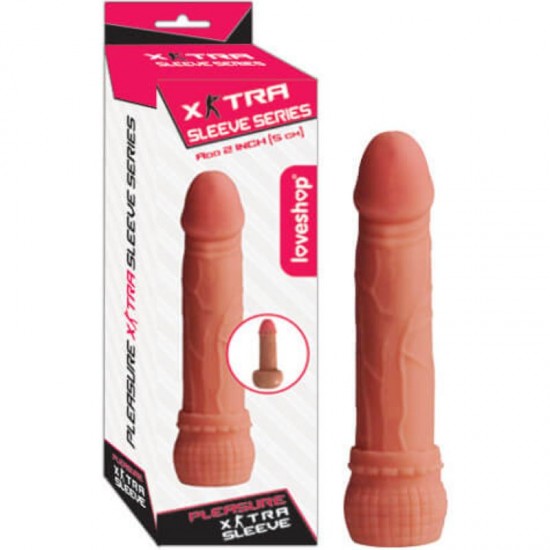 Extra Sleeve 5 Cm Dolgulu 17 Cm Penis Kılıfı