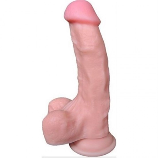 18 cm Belden Bağlamalı Realistik Dildo Penis Set