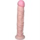 24 cm Belden Bağlamalı Realistik Testissiz Dildo Penis Set