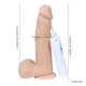 18 cm 360° Oynar Başlı Titreşimli Vibratör Realistik Penis Dildo - Mike