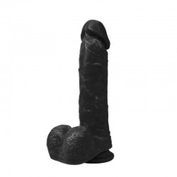 22 cm Belden Bağlamalı Realistik Dildo Zenci Penis Set