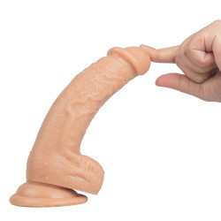 Naked Vibes 21 cm.Gerçekci Titreşimli Dildo Vibratör