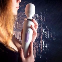 Satisfyer Wand-er Woman 34 Cm Beyaz Vibratör