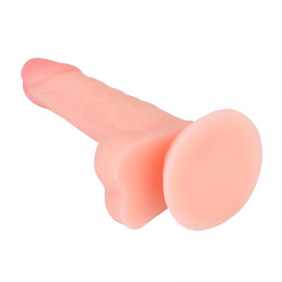 17 cm Vantuzlu Realistik Penis Anal Vajinal Dildo
