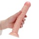 23,7 cm. Realistik Vantuzlu Dildo Penis