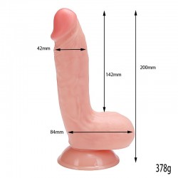 20 cm Belden Bağlamalı Realistik Penis