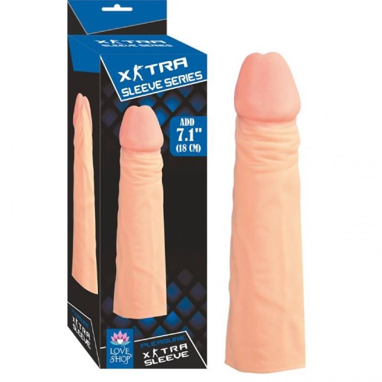 Extra Sleeve 5 Cm Dolgulu 17 Cm LT Penis Kılıfı