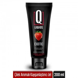 Qliquids Exotıc Çilek Aromalı Kayganlaştırıcı Jel 200 ml