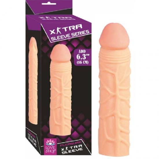 Extra Sleeve 5 Cm Dolgulu 16 Cm RK Penis Kılıfı