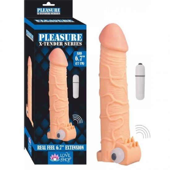 Extra Sleeve 5 Cm Dolgulu 17 Cm SD Penis Kılıfı