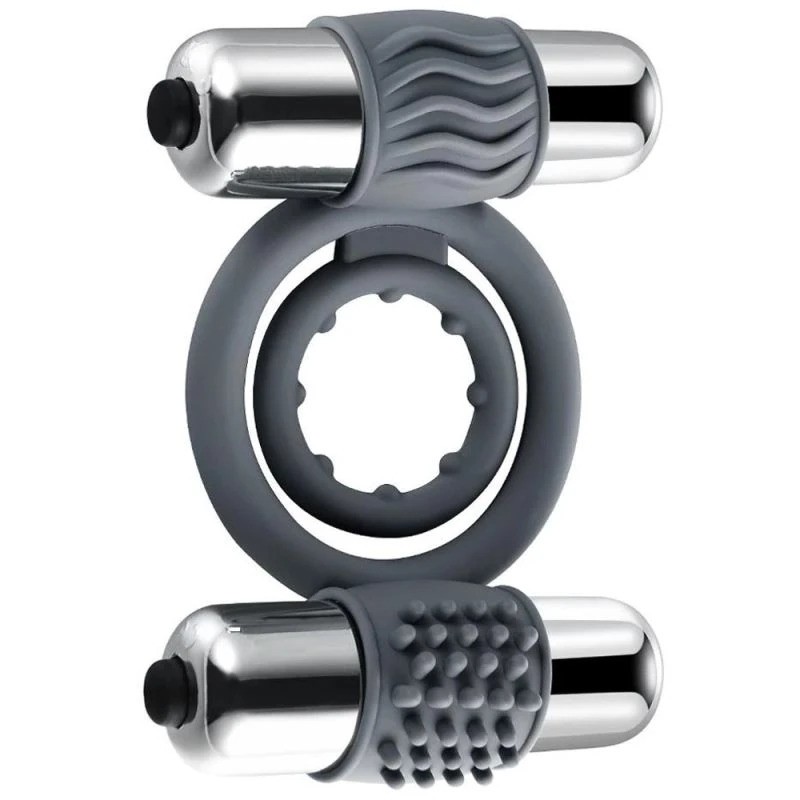 Sevindik Medikal Shequ Double Bullet Çift Uyarıcılı Titreşimli Penis Halkası