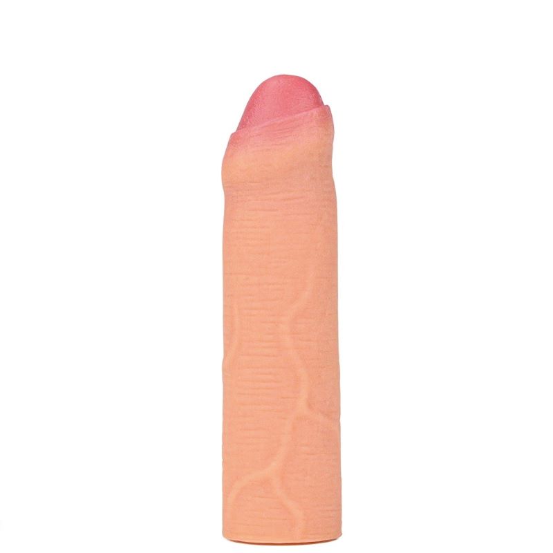 Sevindik Medikal Nature Extender 4.5 cm Dolgulu Premium Ten Rengi Silikon Sünnetsiz Penis Kılıfı